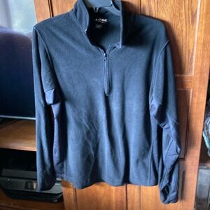 Black Quarter-Zip Pullover